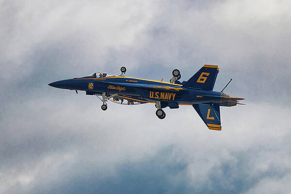 Blue Angels Jet in Flight Photograph