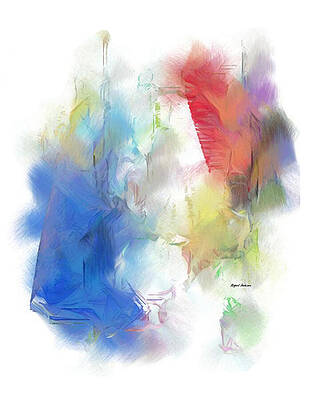 Modern Wall Art featuring the painting Timeless Essential Colors by Rafael Salazar