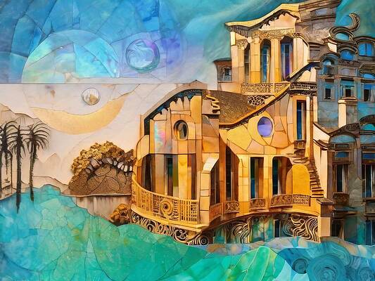 Dreamlike Digital Art - Timeline Transition by Eris And AI