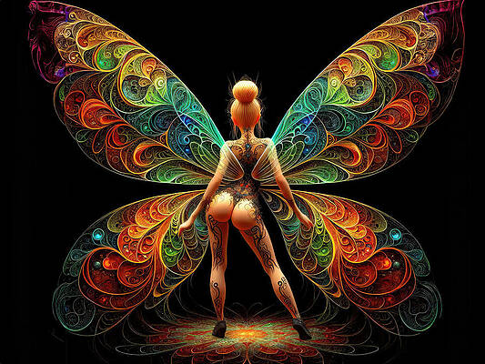 Digital Art - Tinker's Bell by Bill and Linda Tiepelman