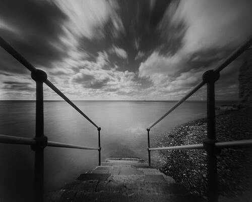 Horizon Photograph - To The Beach by Will Gudgeon