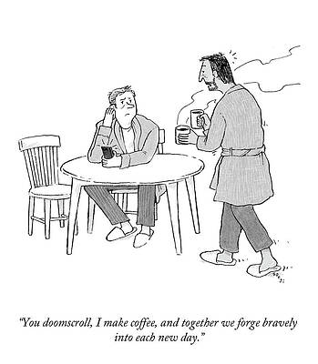 Make Drawing - Together We Forge Bravely Into Each New Day by Zoe Si