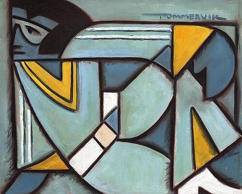 Geometric Abstract Composition Wall Art