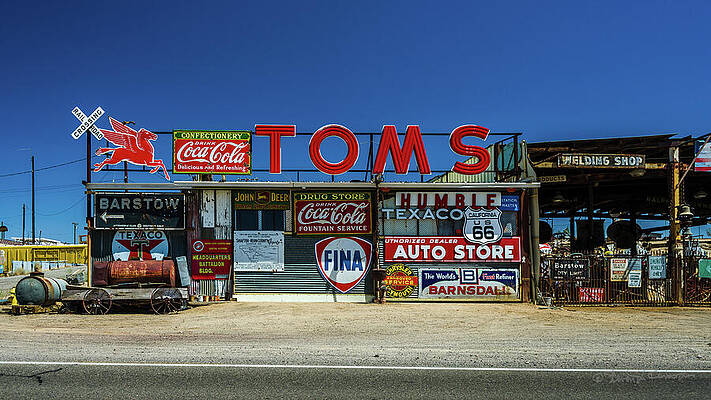 Sky Photograph - Tom's Route 66 by Steven Dos Remedios
