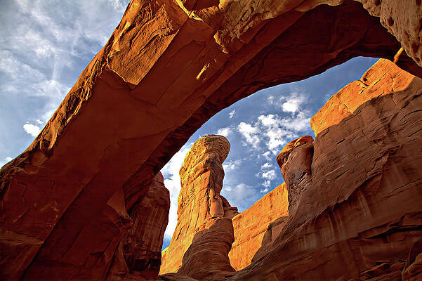 Utah Wall Art featuring the photograph Tower Arch by Bob Falcone