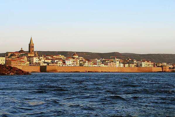 Landscape Wall Art featuring the photograph Town In Sardegna Island, Italy by Severija Kirilovaite