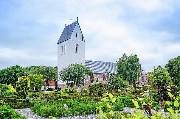 Wall Art featuring the photograph Traditional Danish Church by Steven Nelson
