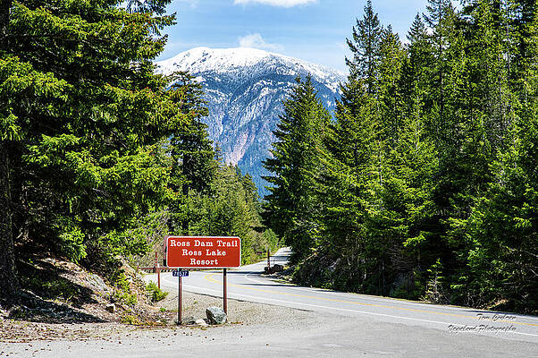 State Route 20 Photograph - Trailhead, SR 20 And Crater Mountain by Tom Cochran