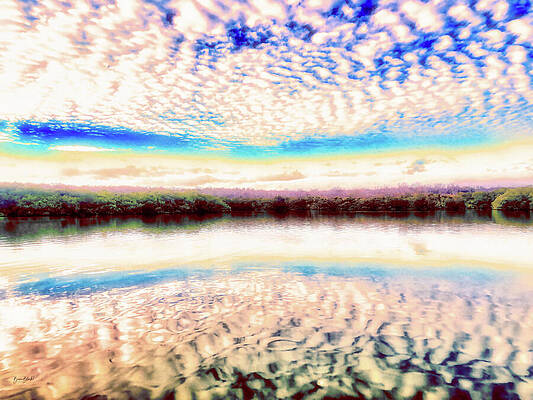 Tranquil Lakeside Reflection Wall Art