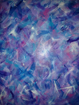 Abstract Painting - Tranquility by Ellen Eschwege