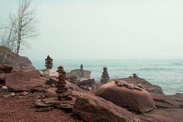 Michigan Photograph - Tranquility Looms by Vi Ray
