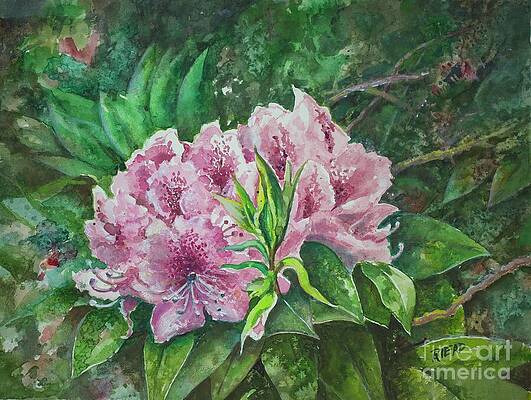 Wall Art featuring the painting Tranquility by Sybil Riead