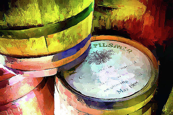 Nevada Wall Art featuring the mixed media Transporting Beer To Las Vegas In 1905 by Tatiana Travelways