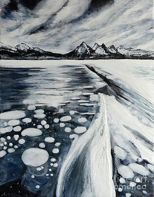 Wall Art featuring the painting Trapped by Anita Thomas