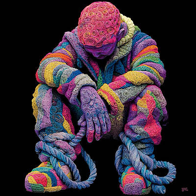 Intricate Digital Art - Trapped by Paul Charles