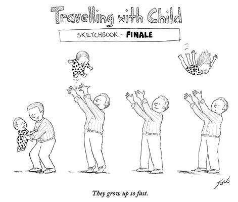 Fast Drawing - Traveling With Child Finale by Tom Toro