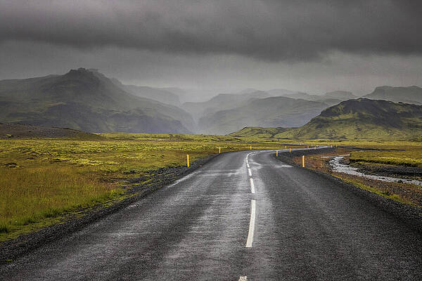 Landscape Photograph - Travelling The Golden Circle by Steven David Roberts