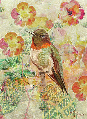 Wall Art featuring the painting Treasure In My Backyard by Angeles M Pomata