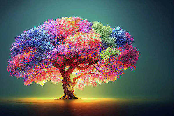 Tree Digital Art - Tree Of Light #1 by Ron Weathers