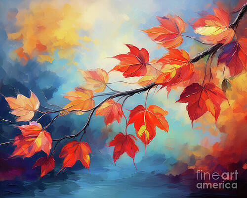 Nature Wall Art featuring the ai art Trees I See by Macro Abundance