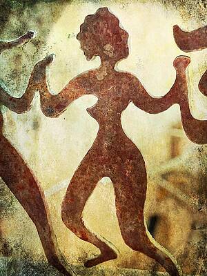 Wall Art featuring the photograph Tribal Abstract Dancer by Mary Lee Dereske