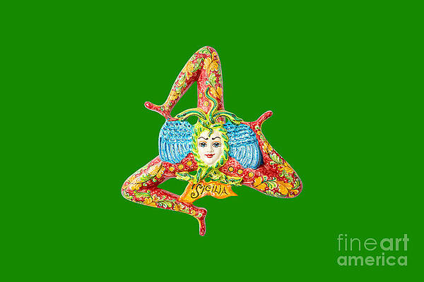 Photograph - Trinacria - Symbol In The World Of Sicily by Stefano Senise