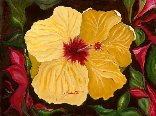 Painting - Tropical Dancer by Juliette Becker