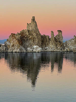 Sunset over Mono Lake Tufa Towers Photograph