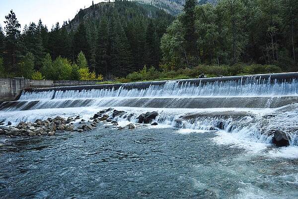 September Photograph - Tumwater Hydroelectric Power by Tom Cochran