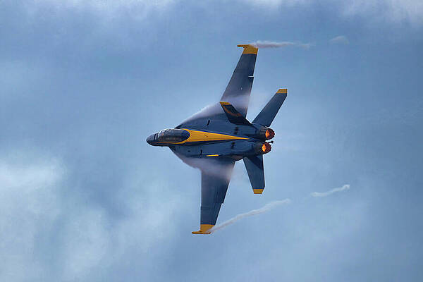 Jet Fighter Performing Aerial Maneuver Photograph