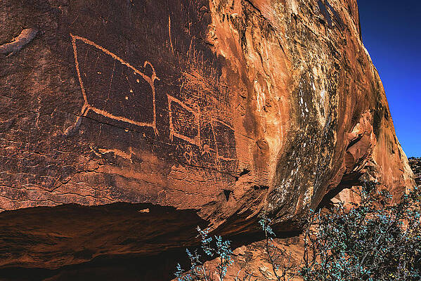 Prehistoric Photograph - TV Sheep Panel And Sky, Utah by Abbie Warnock