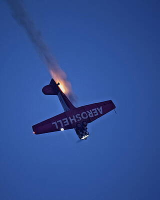 Wall Art featuring the photograph Twilight Air Show - WOW 2023 - 11 by Dale Kauzlaric