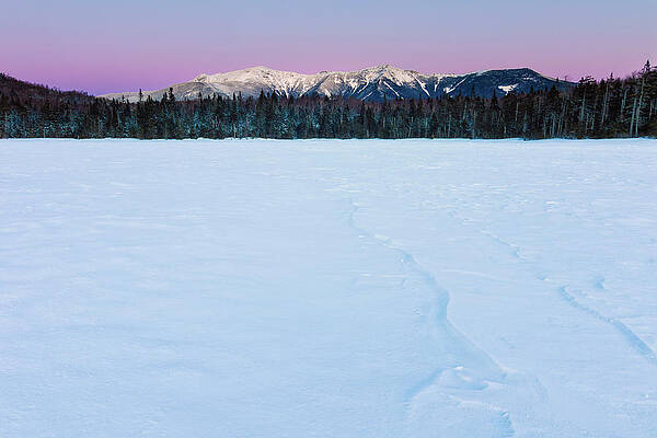 Wall Art featuring the photograph Twilight On Lonesome Lake. by Jeff Sinon