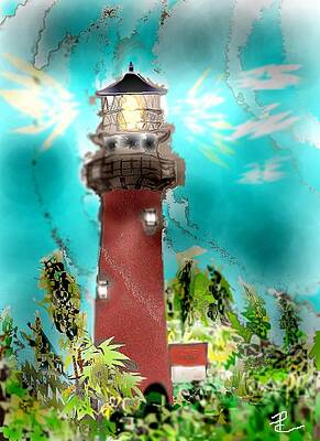 Mixed Media - Twilight Safe Harbor by Pamela Calhoun