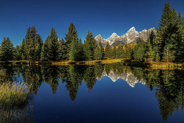 Nature Photograph - Twin Peaks by Tim Lyden