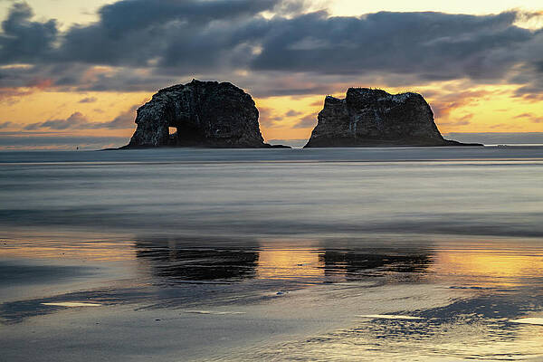 Photograph - Twin Rocks by Matt Halvorson