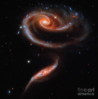 Twirling Cosmic Dance of Galaxies by Stefano Senise