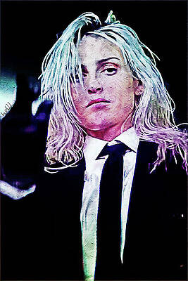 Woman Digital Art - Two Faced, Linkin Park by Gradify Creations