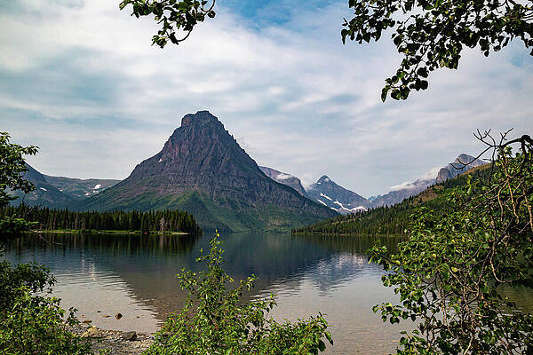 Serene Mountain Reflected in Lake Wall Art