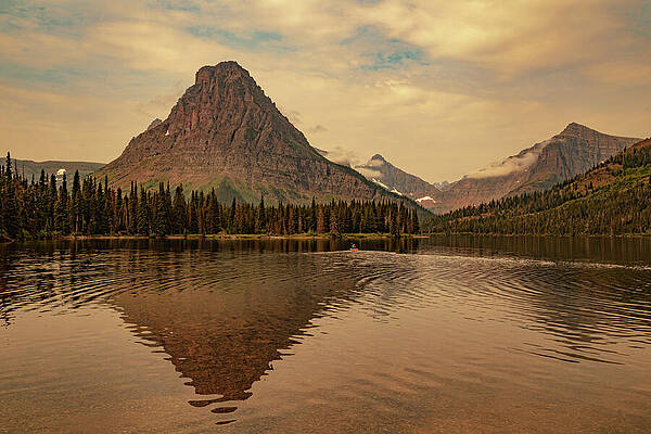 Serene Mountain Reflections Wall Art