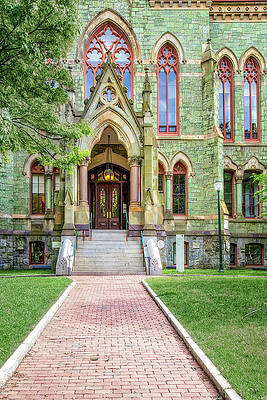 Pennsylvania Photograph - U-Penn College Hall by Susan Candelario