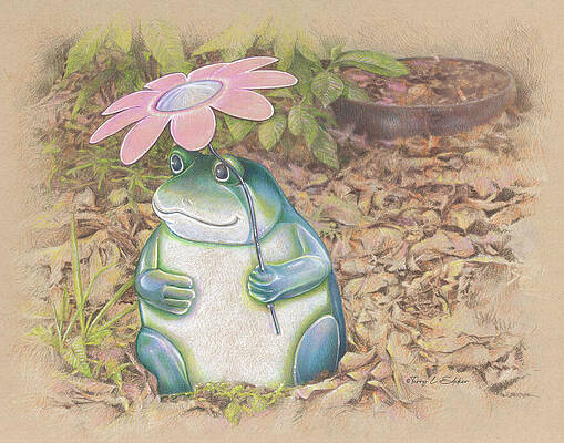 Umbrella Frog by Terry Edeker