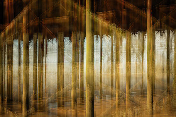 Under The Board Walk Print