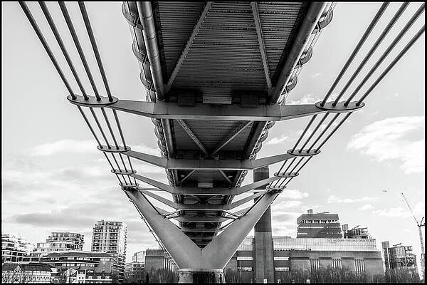 Underneath the Millennium Bridge Wall Art