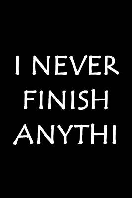 Digital Art - Unfinished White Text by Richard Reeve