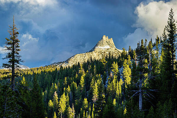 Sky Wall Art featuring the photograph Unicorn Peak by David Fountain