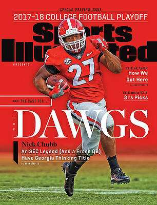 Nick Chubb Sports Illustrated Cover Photograph