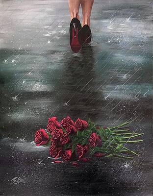 Wall Art featuring the painting Unnamed by Marlene Little