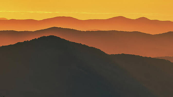 Mountain Photograph - Unveiling The Power Of The Sun by Dodie Ross