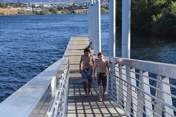 September Photograph - Up From The Dock 1 by Tom Cochran